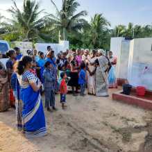Murasumottai Community well dedication